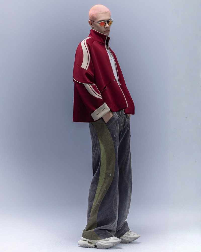 XIPHEVIL Anti-Wrinkle Cyberpunk High-Street Sport Jacket