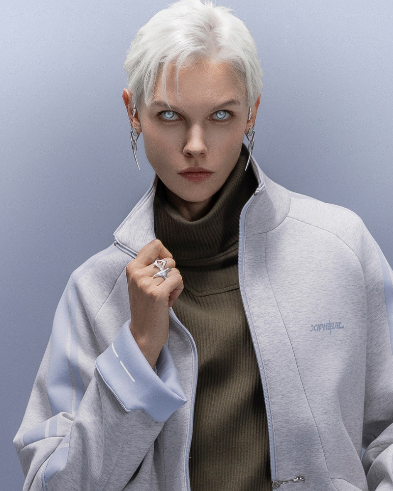 XIPHEVIL Anti-Wrinkle Cyberpunk High-Street Sport Jacket