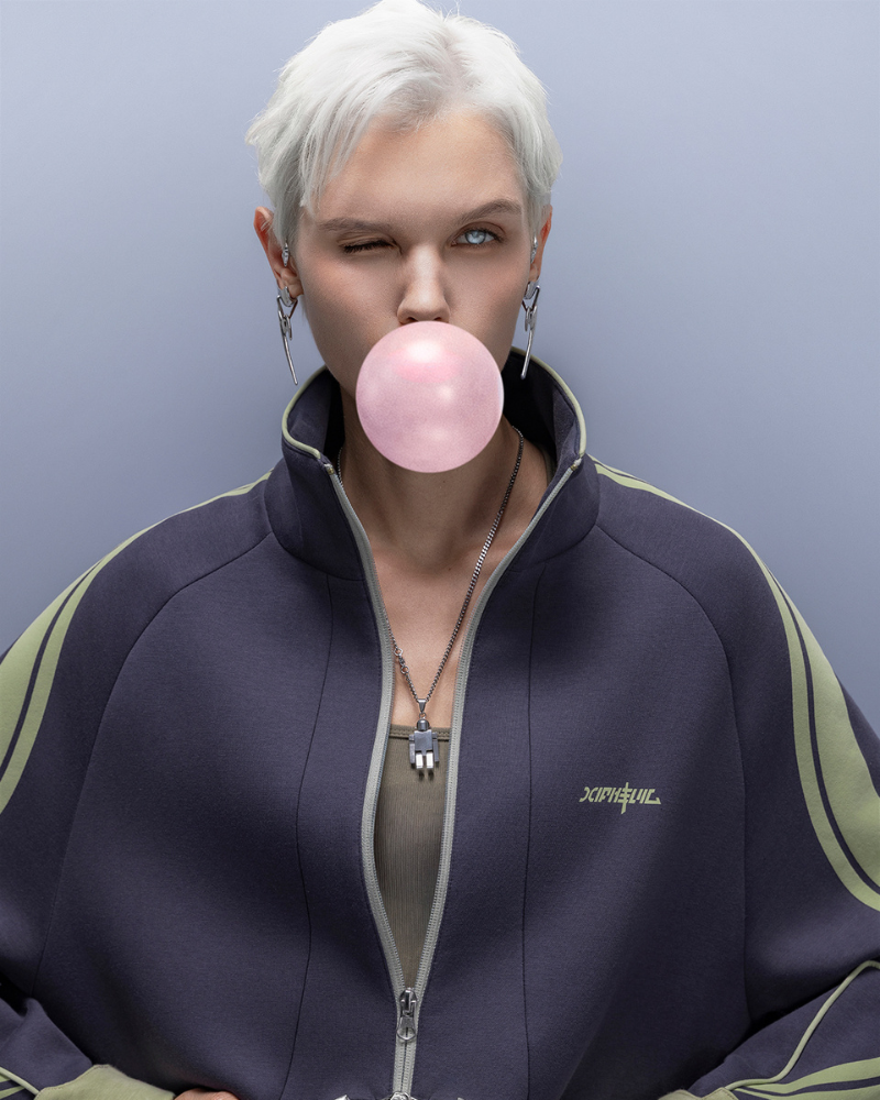 XIPHEVIL Anti-Wrinkle Cyberpunk High-Street Sport Jacket