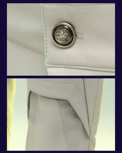 XIPHEVIL  Cyberpunk Outfits Aristoi IV Double-Layered Pants