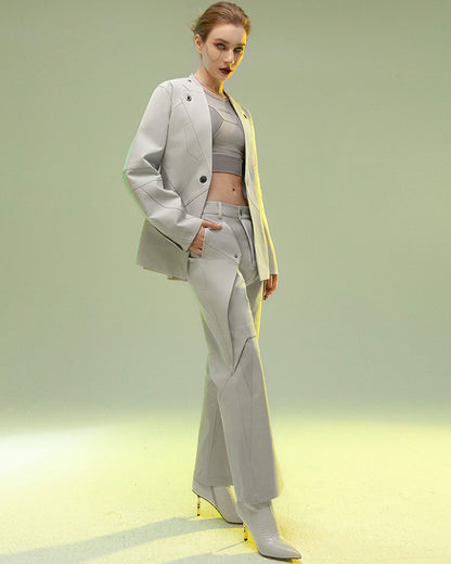 XIPHEVIL  Cyberpunk Outfits Aristoi IV Double-Layered Pants