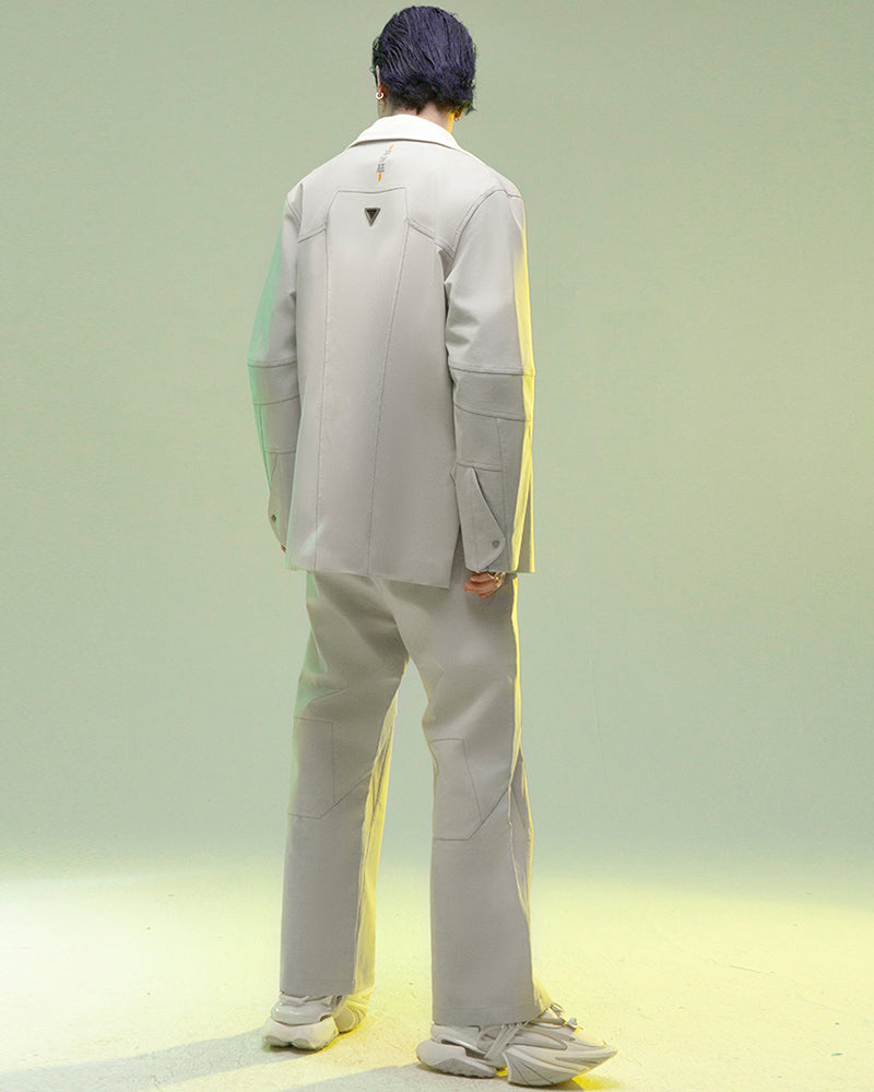 XIPHEVIL  Cyberpunk Outfits Aristoi IV Double-Layered Pants