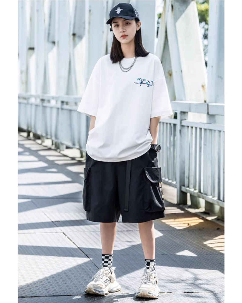 Techwear Big Pockets Cargo Shorts