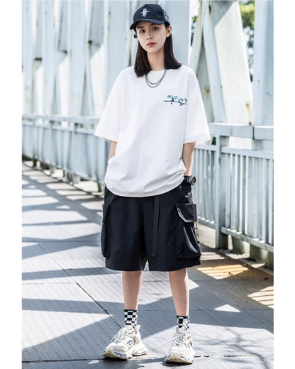 Techwear Big Pockets Cargo Shorts