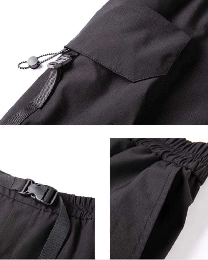 Techwear Big Pockets Cargo Shorts