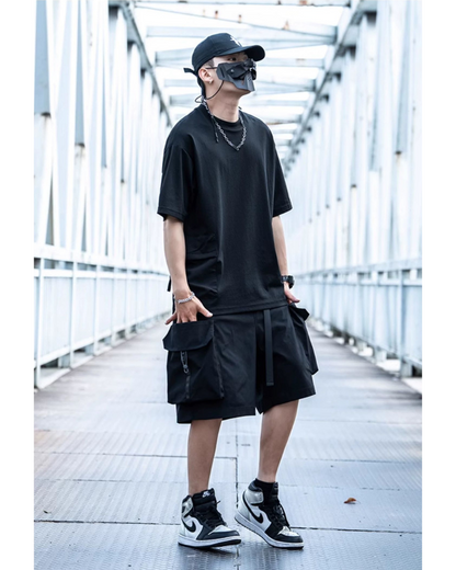 Techwear Big Pockets Cargo Shorts