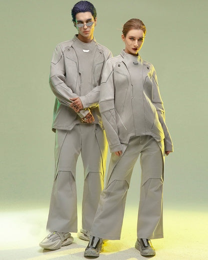 XIPHEVIL  Cyberpunk Outfits Aristoi IV Double-Layered Pants