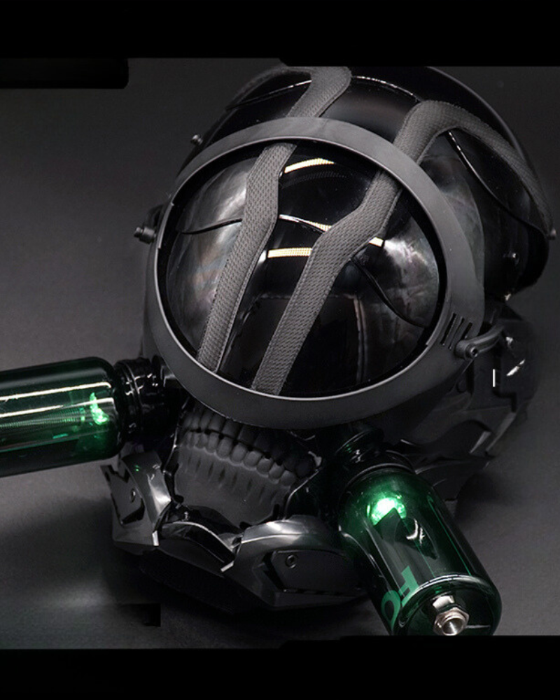 Biowalker Glowing Cyberpunk Helmet Mask