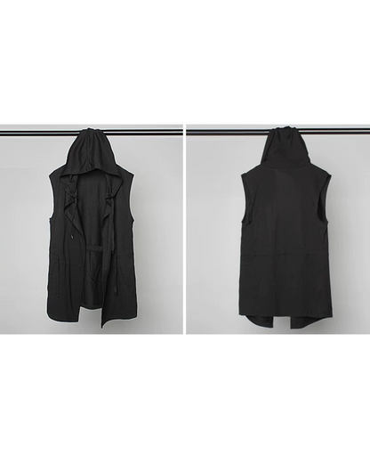 Black Sleeveless Ninja Costume Vest