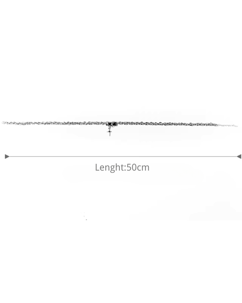 Black Stone Multi-layered Star Necklace