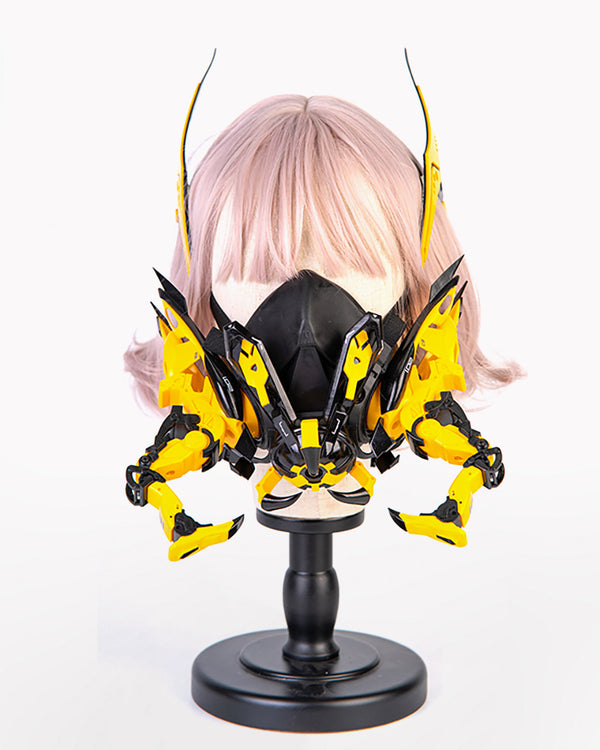 Bumblebee Biomimetic Cyberpunk Mask Gloves Headband(Sold Separately)