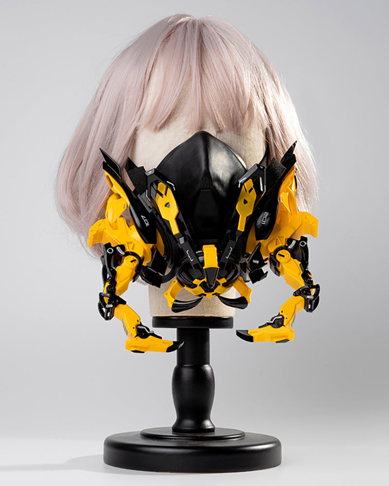 Bumblebee Biomimetic Cyberpunk Mask Gloves Headband(Sold Separately)