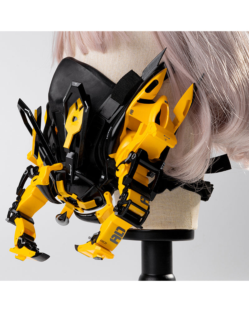 Bumblebee Biomimetic Cyberpunk Mask Gloves Headband(Sold Separately)