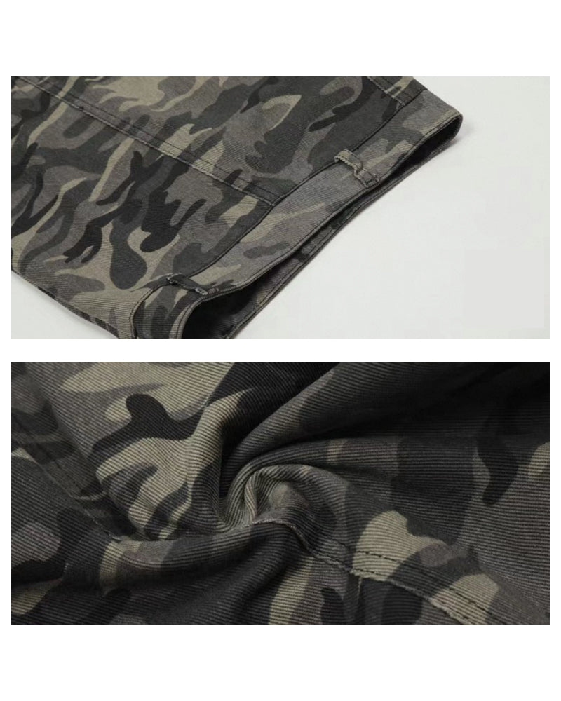 Camo Retro Streetwear Baggy Cargo Pants