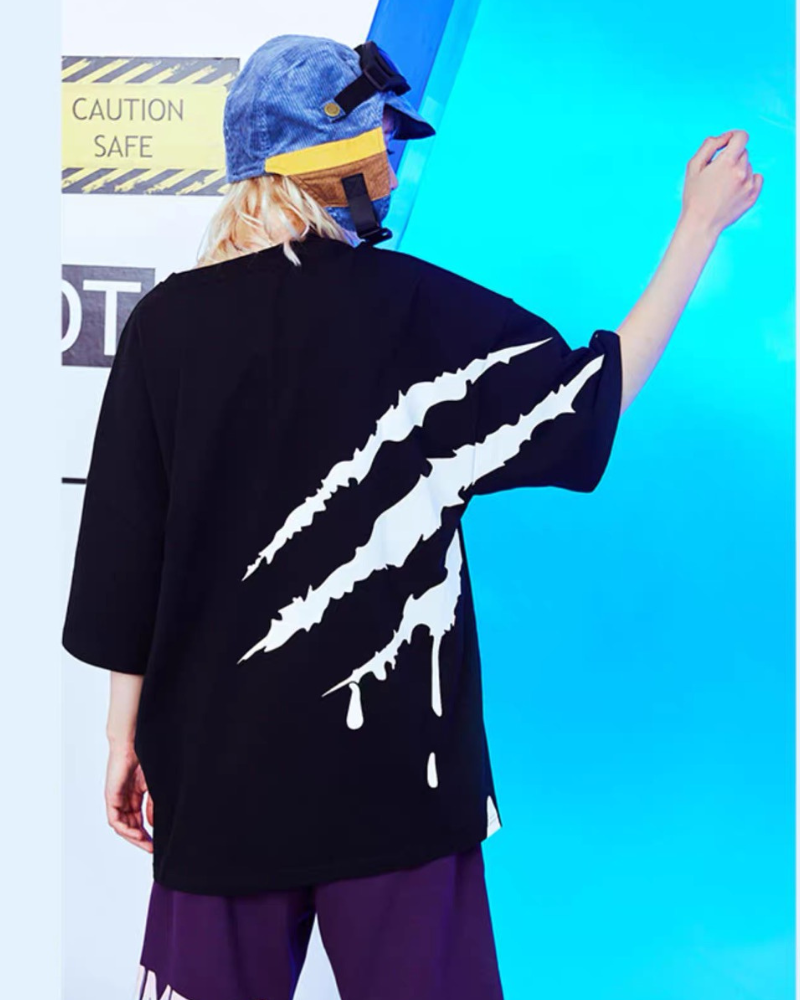 Streetwear Claw Scratches Unisex T-Shirt