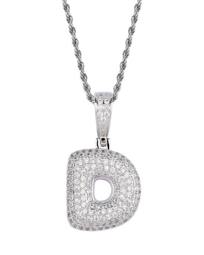 Custom DIY Couple Bubble 10mm Cuban Link Necklace