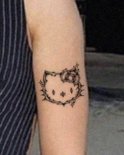 Arm Waterproof Cyberpunk Tattoo