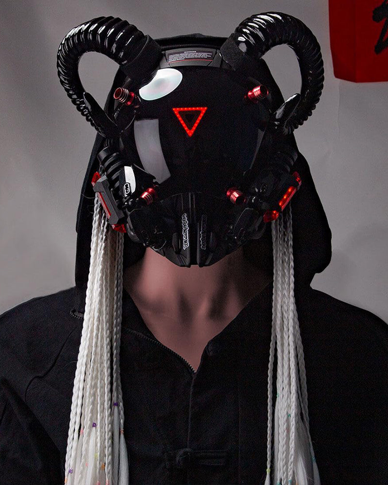 cyberpunk helmet,cyberpunk mask,cyberpunk mask helmet,led halloween mask,led mask halloween,cyberpunk art,cyberpunk fashion,cyber fashion,cyberpunk aesthetic,sci fi helmet,futuristic helmet,techwear mask,black face mask,led mask,led face mask,halloween mask