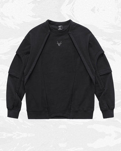 crewneck sweatshirt,black sweatshirt,mens sweatshirt,sweatshirt for men,crew neck sweatshirt men,men black sweatshirt,techwear hoodie,cyberpunk techwear hoodie,cyberpunk hoodie,black hoodie,black hoodie mens,heavyweight hoodie,tactical hoodie,cool hoodie,streetwear hoodie,techwear,affordable techwear,techwear fashion,Japanese techwear,techwear outfits,futuristic clothing,cyberpunk clothing,cyberpunk techwear,cyberpunk fashion