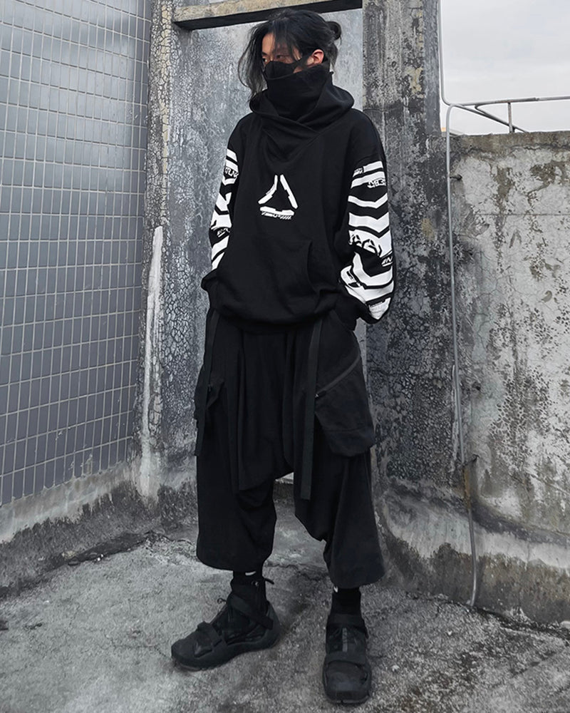 Cyberpunk City Futuristic Sci-Fi Hoodie – Techwear Official