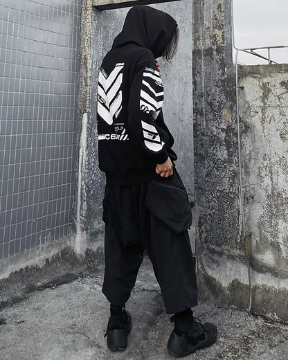 Cyberpunk City Futuristic Sci-Fi Hoodie