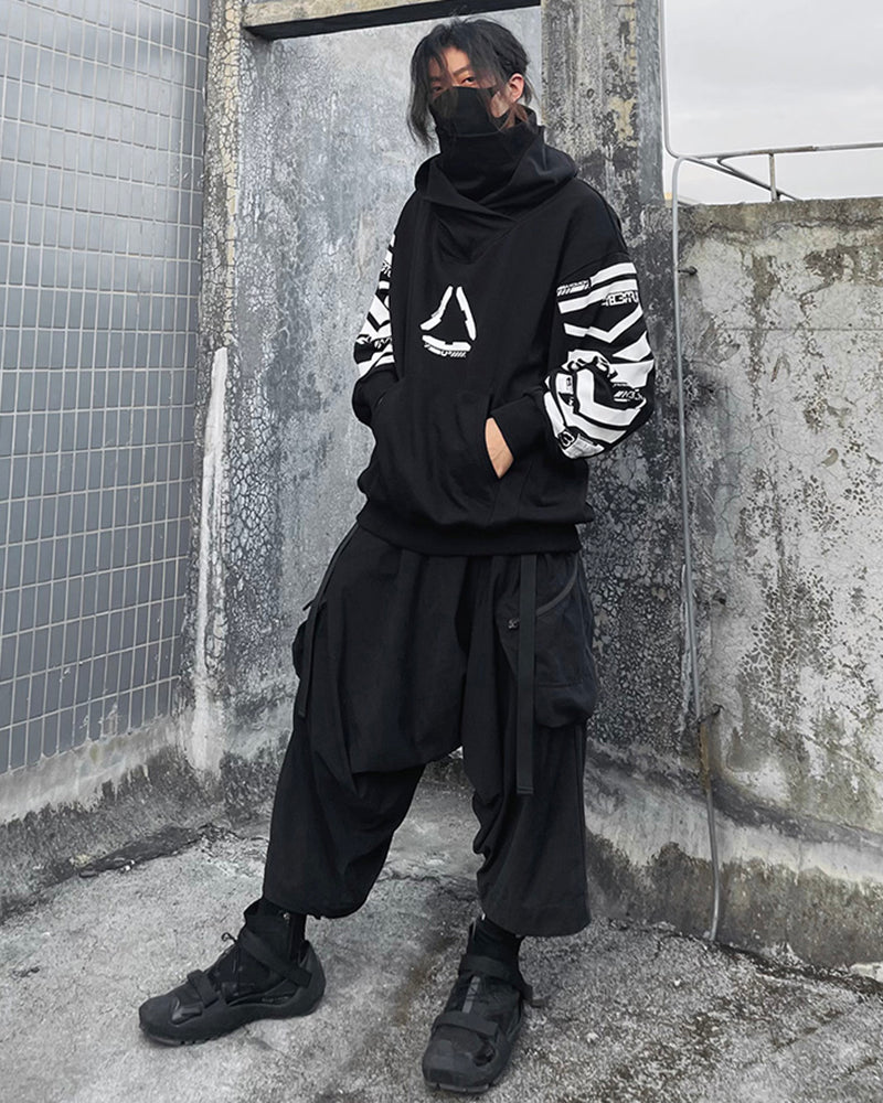 Cyberpunk City Futuristic Sci-Fi Hoodie – Techwear Official