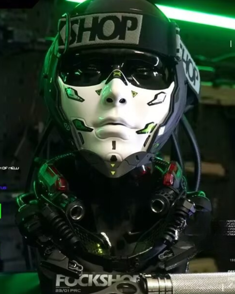 Cyberpunk Cosplay Half Face Mask