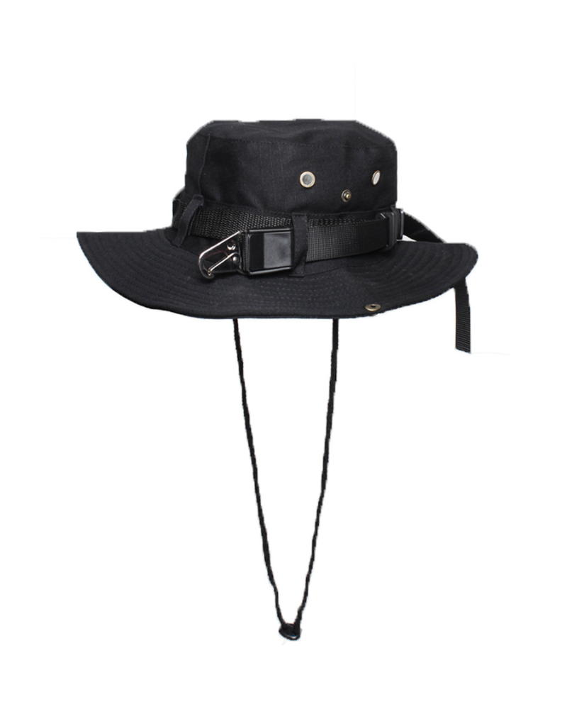 Cyberpunk Functional Drawstring Bucket Hat – Techwear Official Cyberpunk Functional Drawstring Bucket Hat – Techwear Official