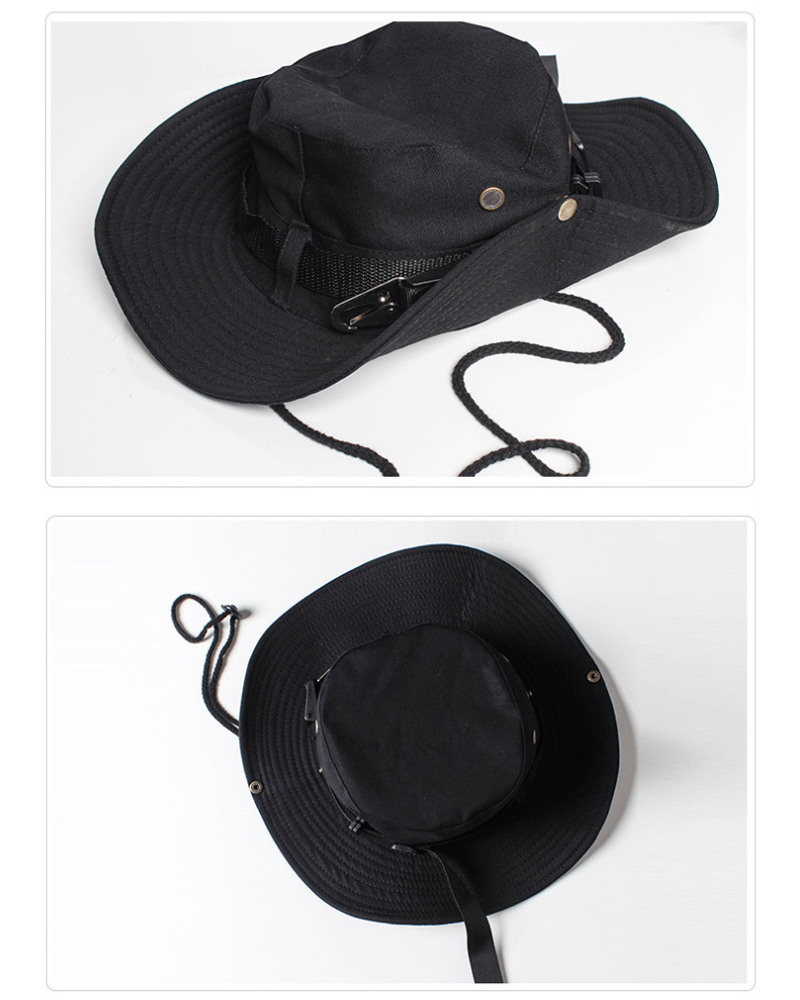 Cyberpunk Functional Drawstring Bucket Hat
