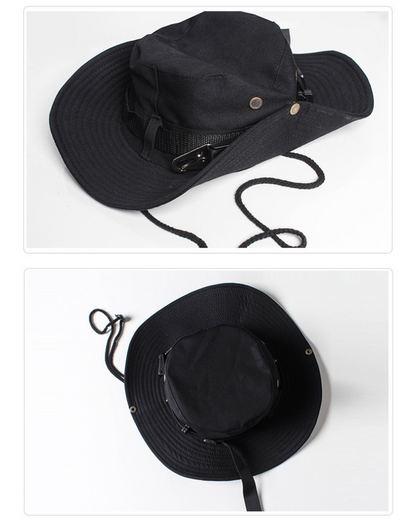 Cyberpunk Functional Drawstring Bucket Hat