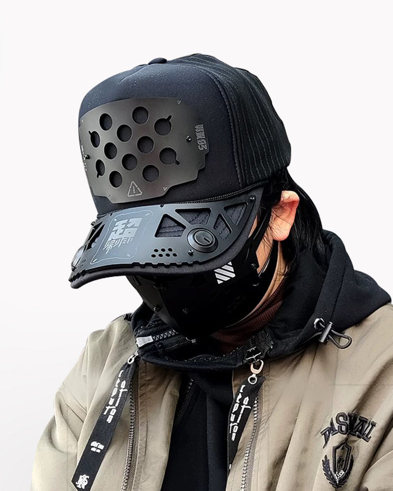Cyberdefender Cap Cyberpunk Functional Tactical Baseball Cap – Techwear Official