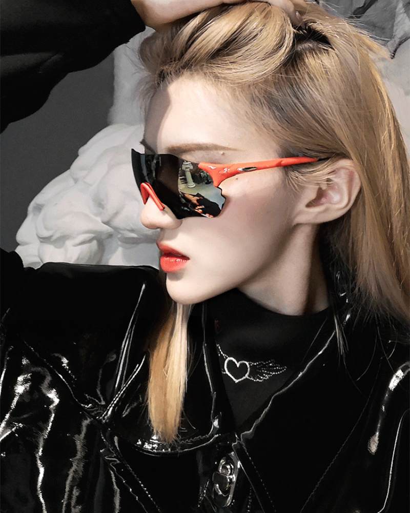 Cyberpunk Future Sci-Fi Y2K Sunglasses