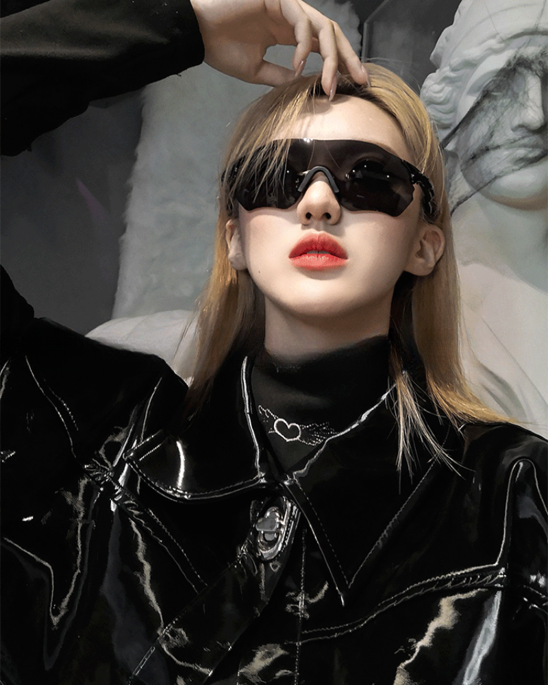 Cyberpunk Future Sci-Fi Y2K Sunglasses