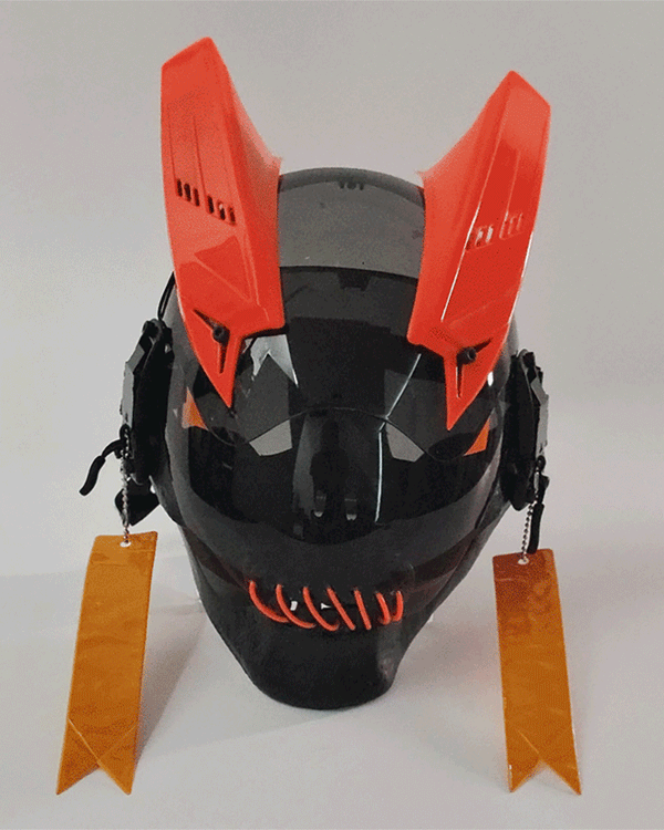 Future Warrior LED Cyberpunk Helmet Mask