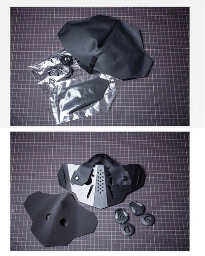 Cyberpunk Futuristic Half Face Mask