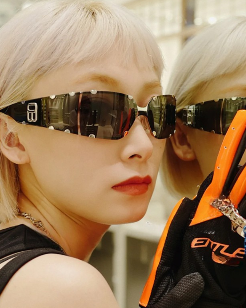 Cyberpunk Futuristic Y2K Tech Sunglasses
