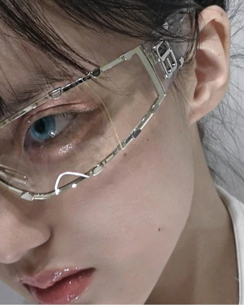 Cyberpunk Futuristic Y2K Tech Sunglasses