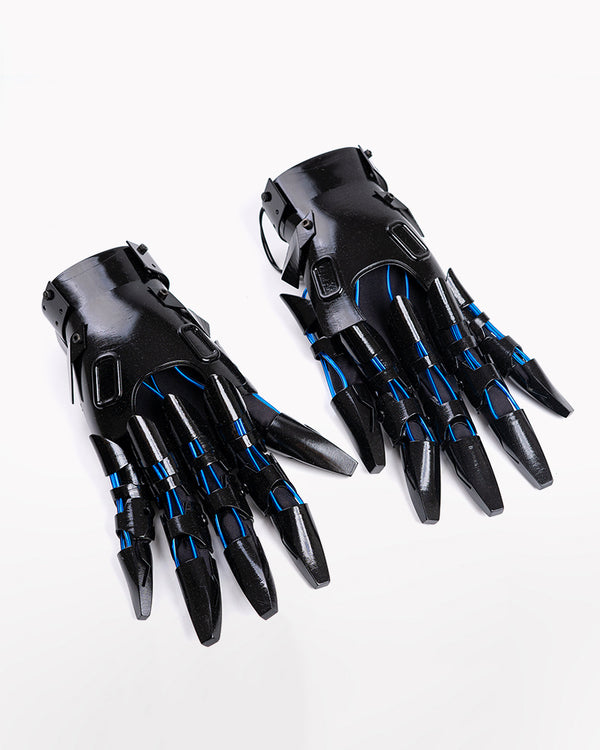 Cyberpunk Glowing Mechanical Hand Armor Gloves| Halloween Costume