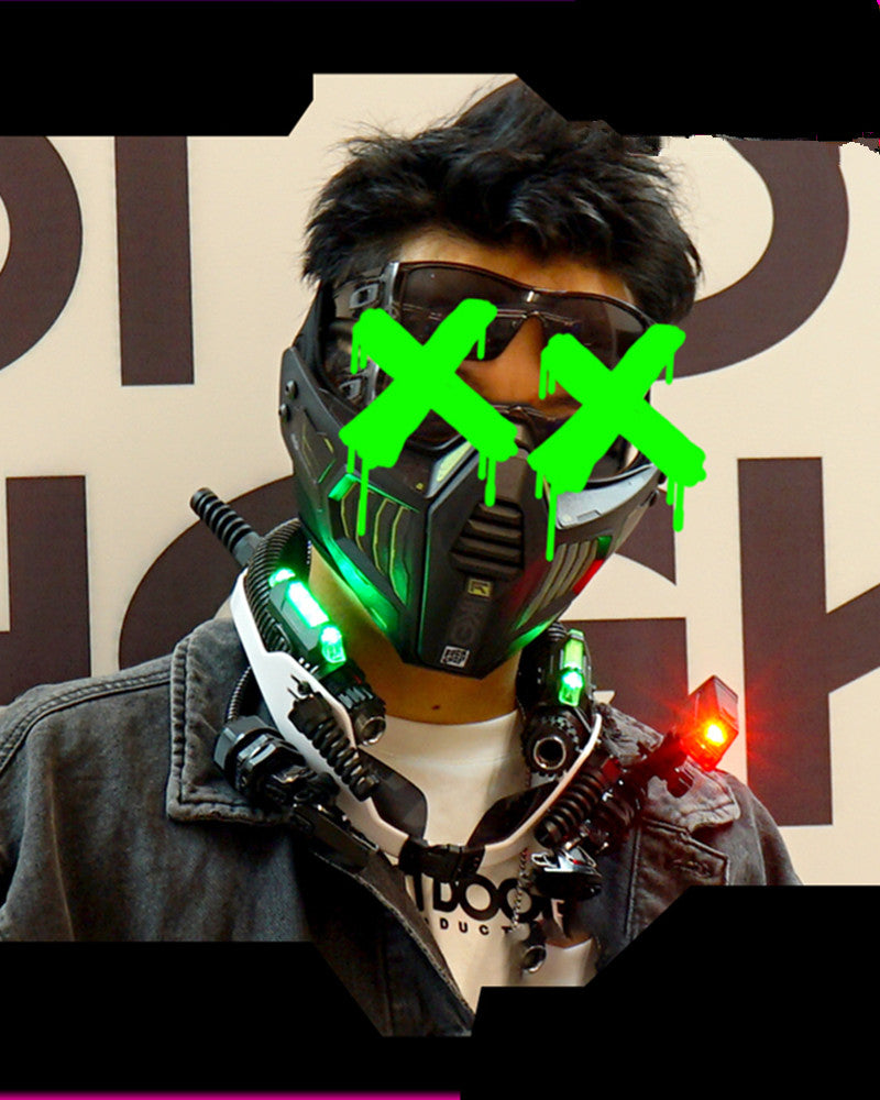 cyberpunk mask,led halloween mask,led mask halloween,cyberpunk art,cyberpunk fashion,cyber fashion,cyberpunk aesthetic,techwear mask,black face mask,led mask,led face mask,halloween mask,half face mask