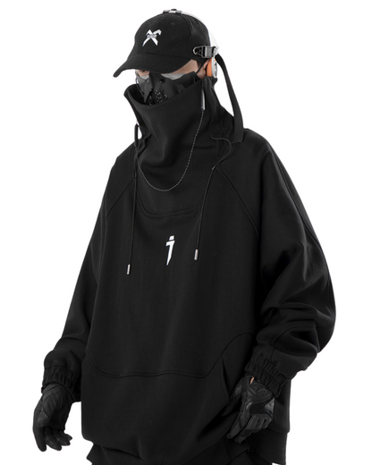 black sweatshirt,mens sweatshirt,sweatshirt for men,men black sweatshirt, techwear hoodie,cyberpunk techwear hoodie,japanese techwear hoodie,cyberpunk hoodie,samurai hoodie,ninja hoodie,black hoodie,baggy hoodie,hoodie jacket,streetwear hoodie,hoodie with mask,techwear,affordable techwear,techwear fashion,Japanese techwear,techwear outfits,futuristic clothing,cyberpunk clothing,cyberpunk techwear,cyberpunk fashion