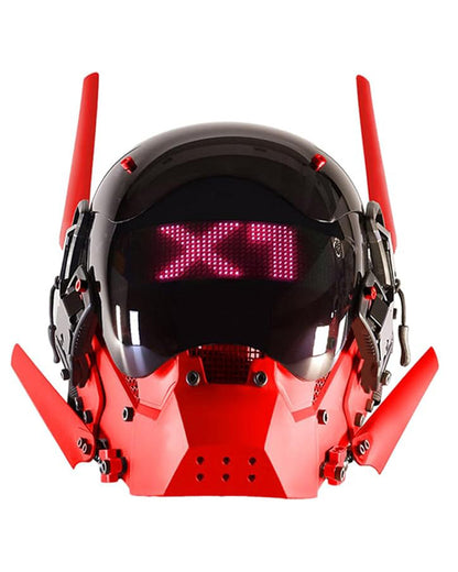 Cyberpunk LED Light Helmet Mask
