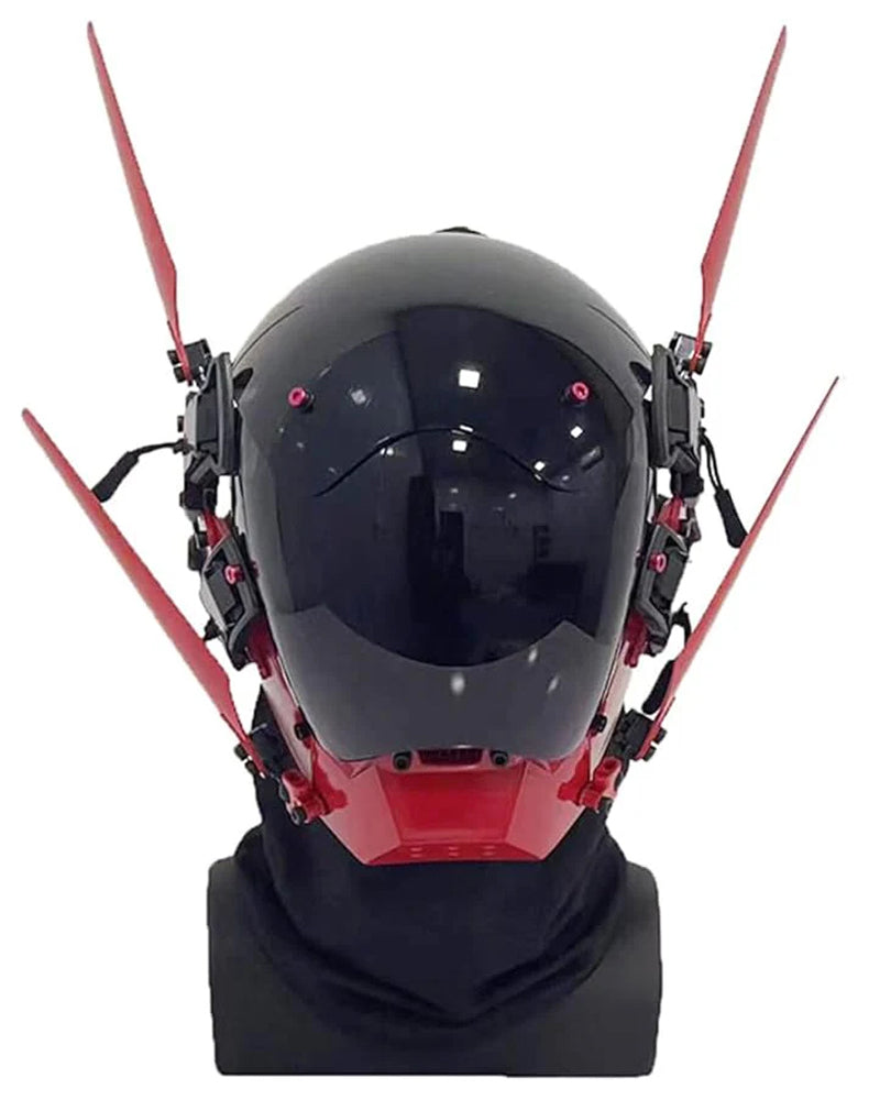 Cyberpunk LED Light Helmet Mask