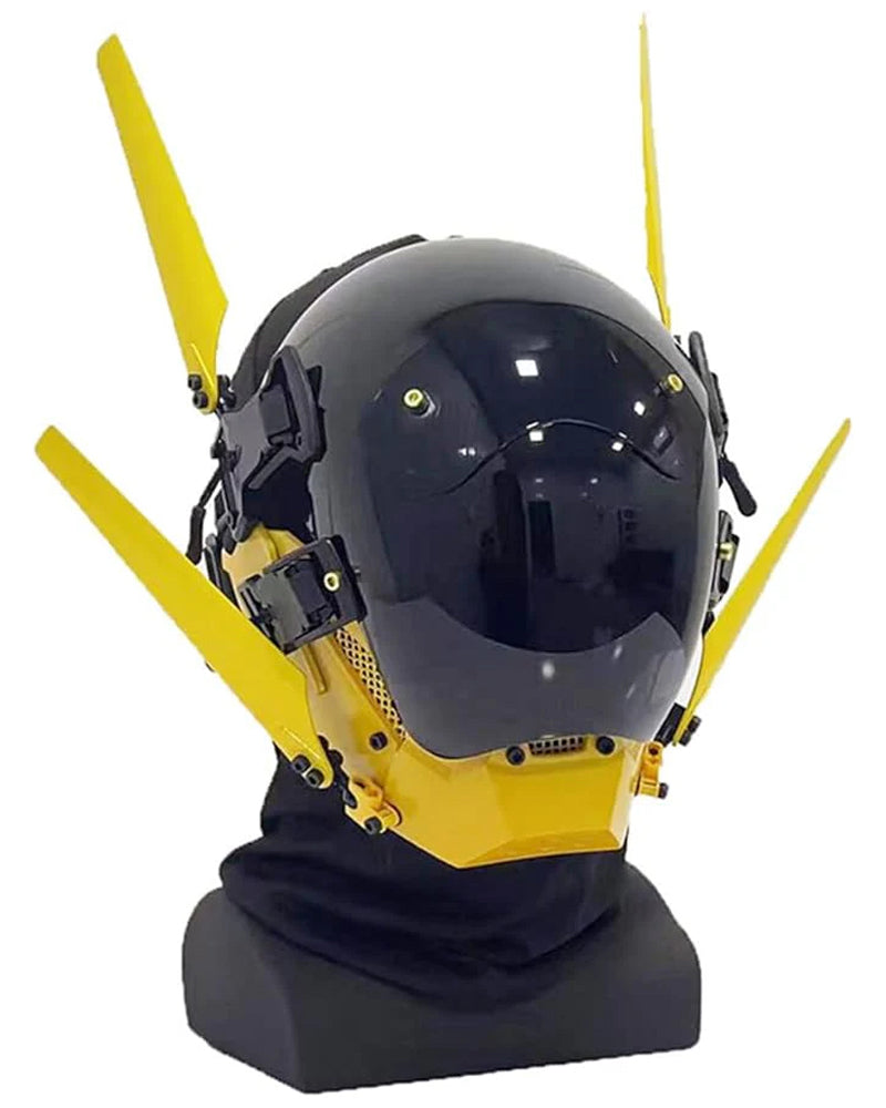 Cyberpunk LED Light Helmet Mask