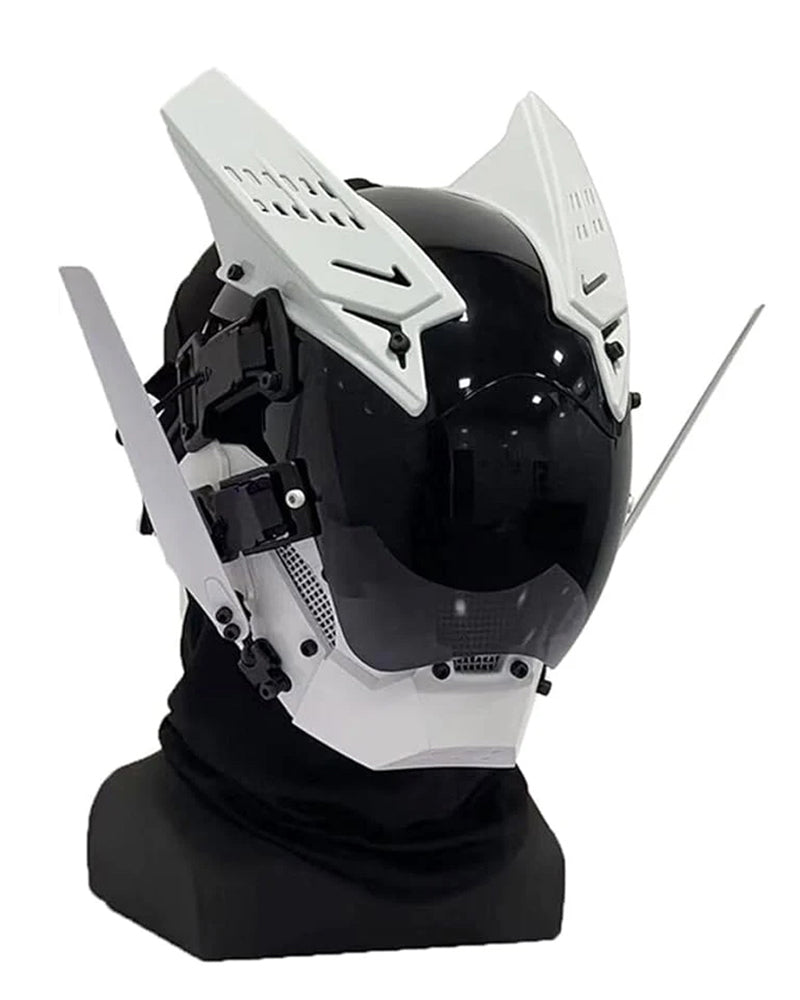 Cyberpunk LED Light Helmet Mask