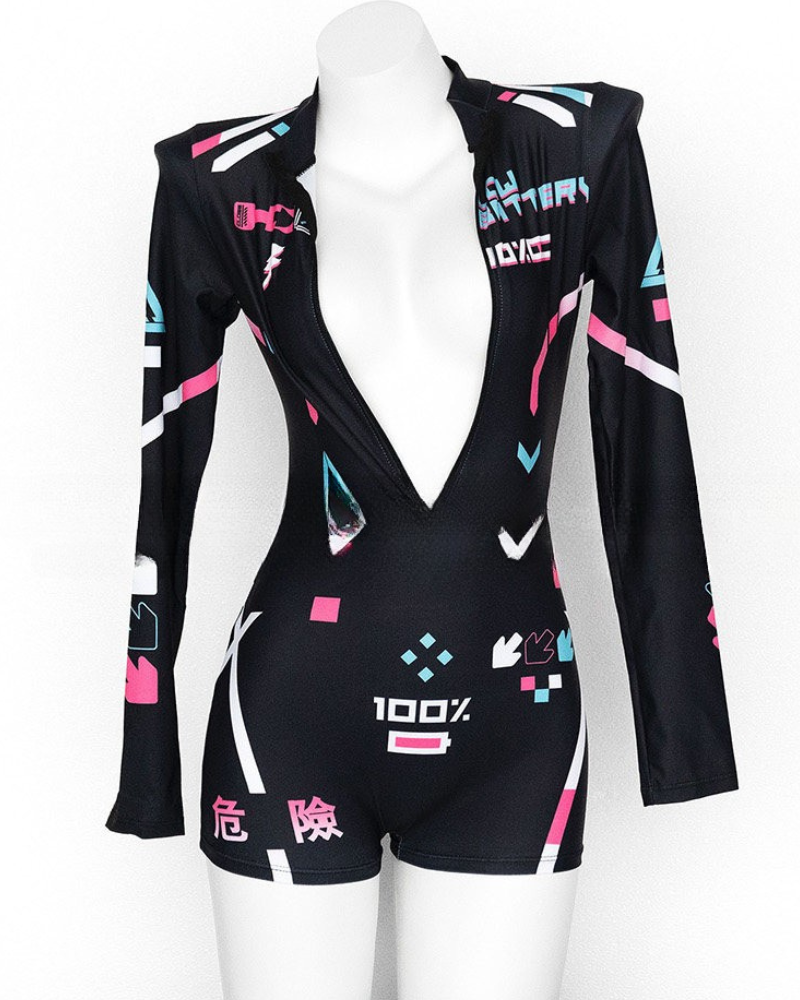 Cyberpunk Mech Cosplay Bodysuit