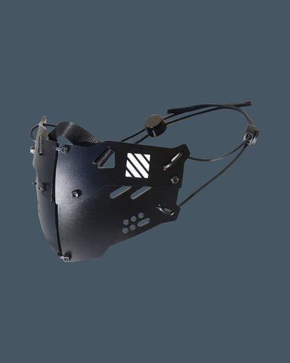 Cyberpunk Mech-Horn Tactical Cap Mask Hand Armor