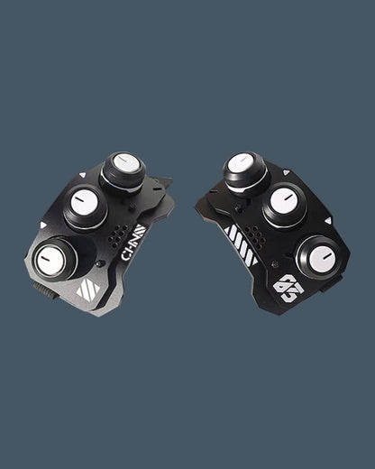 Cyberpunk Mech-Horn Tactical Cap Mask Hand Armor