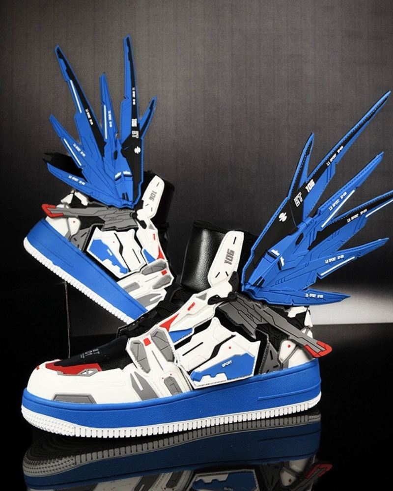 Cyberpunk Mecha Wings Sneakers