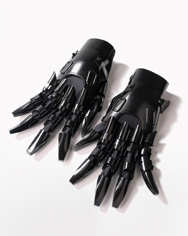 Cyberpunk Mechanical Knight Hand Armor Gloves