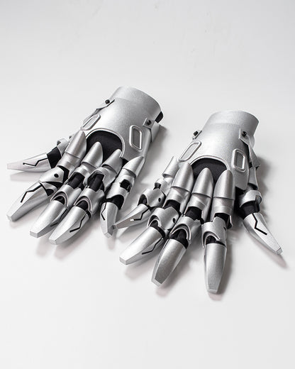 Cyberpunk Mechanical Knight Hand Gloves